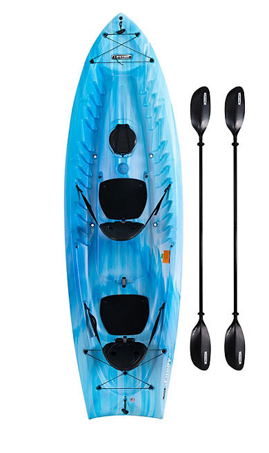 Lifetime Envoy 106 Tandem Kayak, Paddles Included (Assorted Colors)