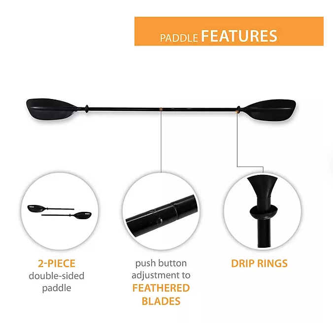 Lifetime Lite Elite Kayak Paddle, 91076